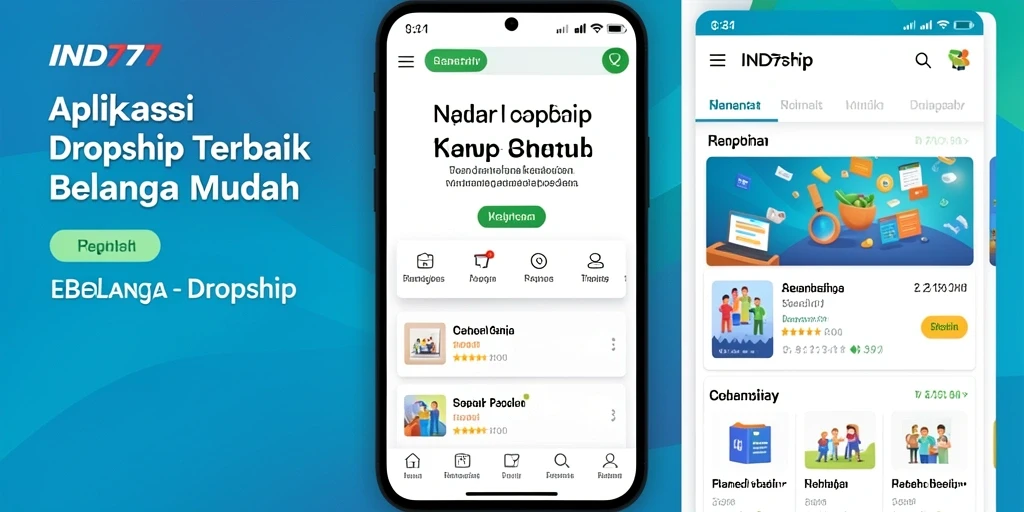 Antarmuka pengguna IND777 yang menarik dan fungsional.