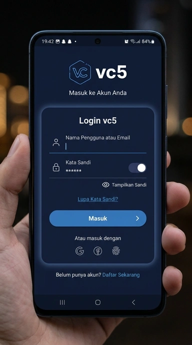 Masuk ke Akun vc5 Anda dengan Mudah
